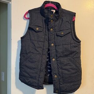 Mossimo Supply Co. Navy and White Patterned Jacket